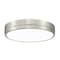 Z-Lite Algar Flush Mount, 1-Light, 16 In.W x 3 In.H, Brushed Nickel/Frosted 1006F16-BN-LED - alternate 1